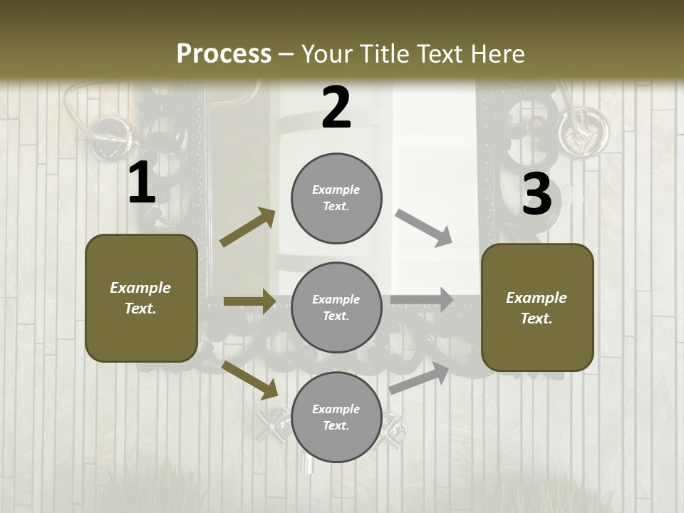 Tap Bathroom Design PowerPoint Template
