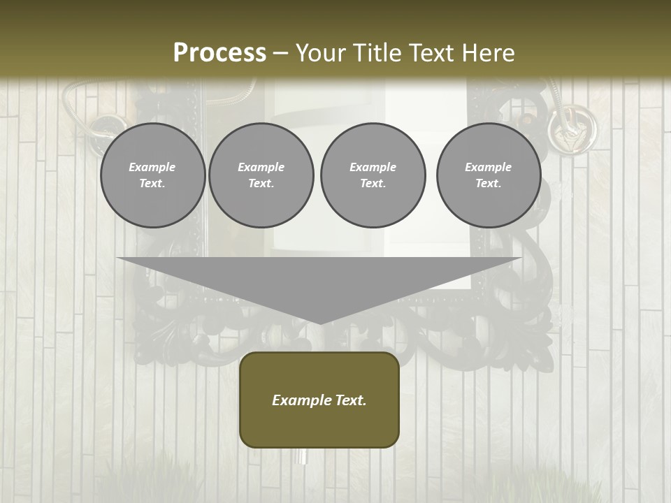 Tap Bathroom Design PowerPoint Template