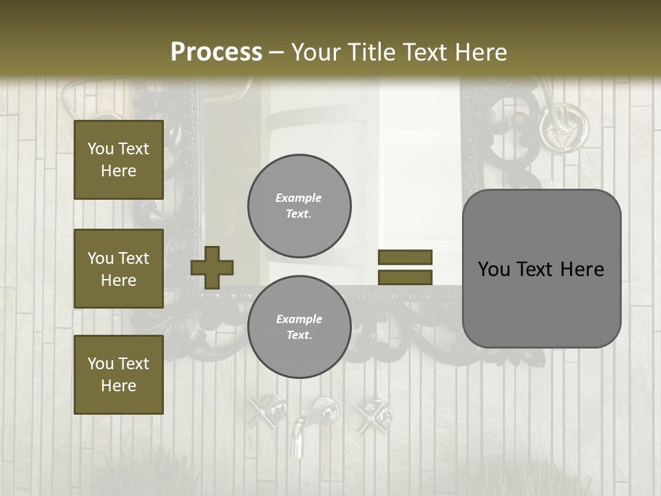 Tap Bathroom Design PowerPoint Template