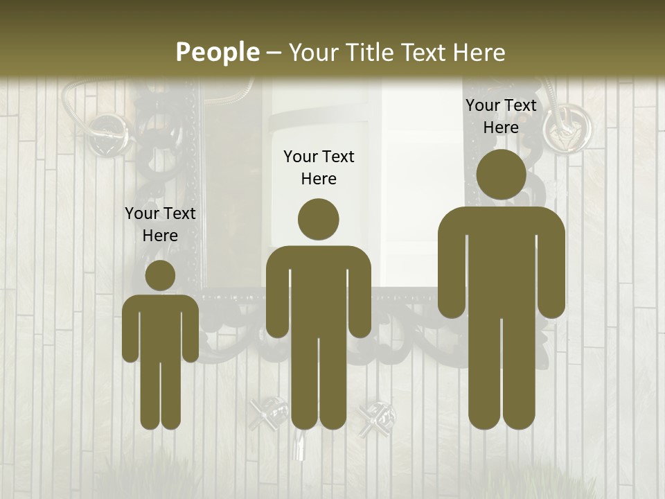 Tap Bathroom Design PowerPoint Template