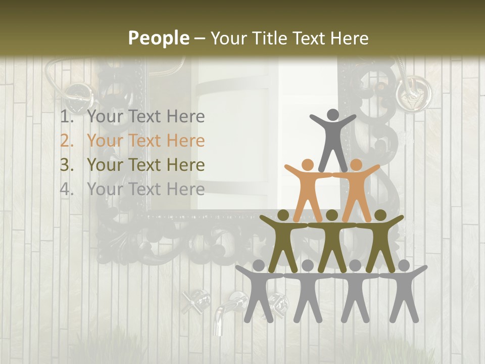 Tap Bathroom Design PowerPoint Template