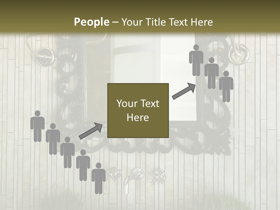 Tap Bathroom Design PowerPoint Template