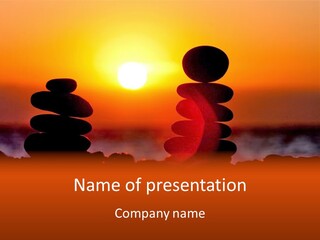 Stack Idyllic Sunrise PowerPoint Template