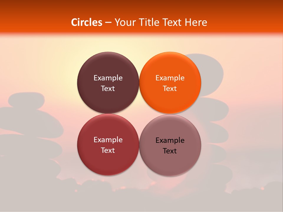 Stack Idyllic Sunrise PowerPoint Template