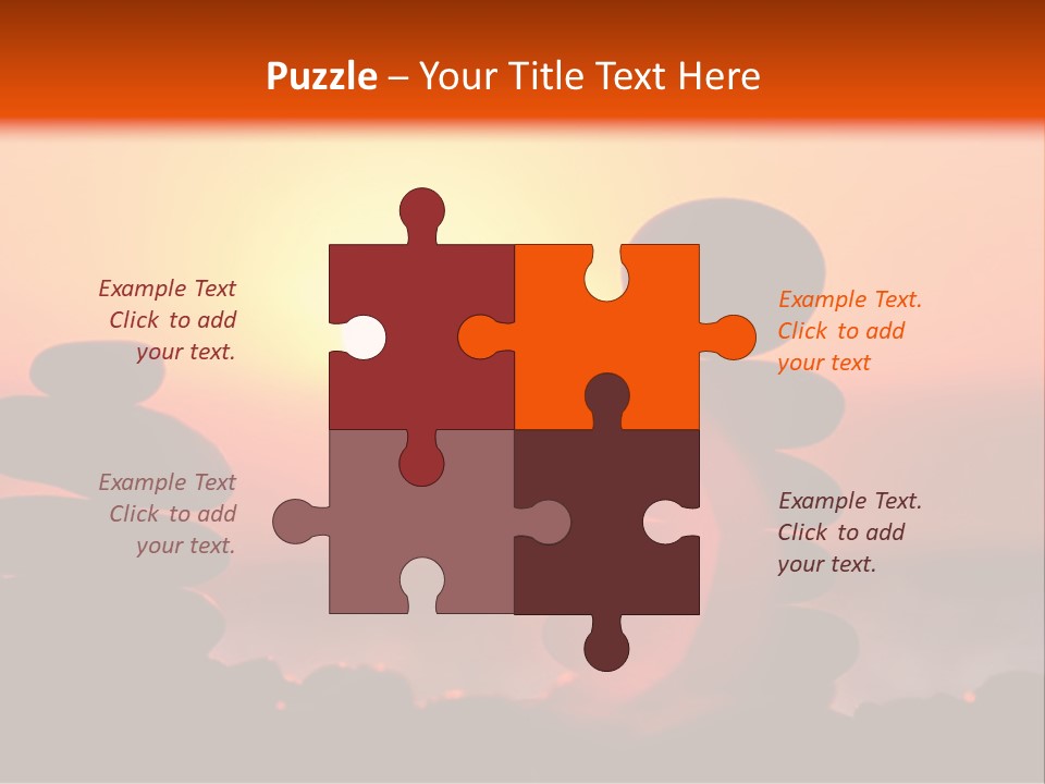 Stack Idyllic Sunrise PowerPoint Template