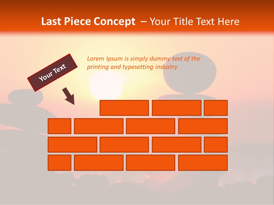 Stack Idyllic Sunrise PowerPoint Template