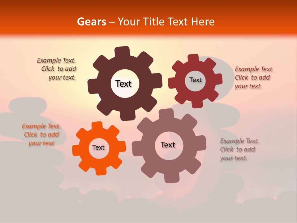 Stack Idyllic Sunrise PowerPoint Template