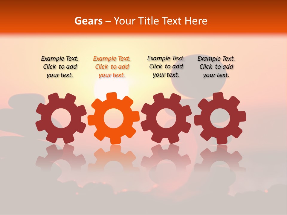 Stack Idyllic Sunrise PowerPoint Template