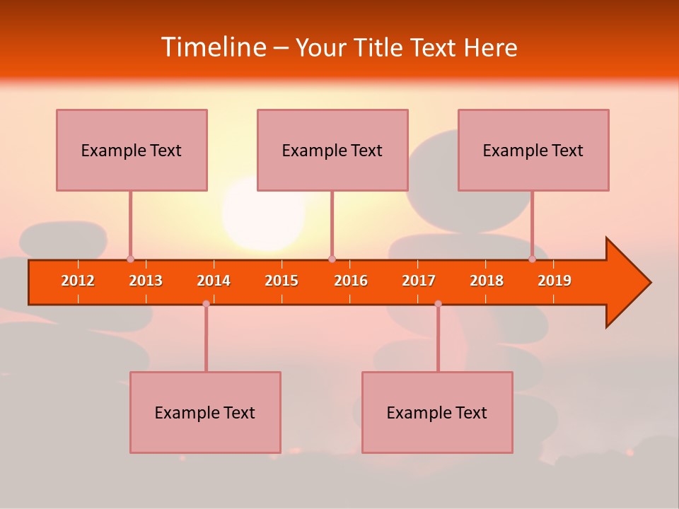 Stack Idyllic Sunrise PowerPoint Template