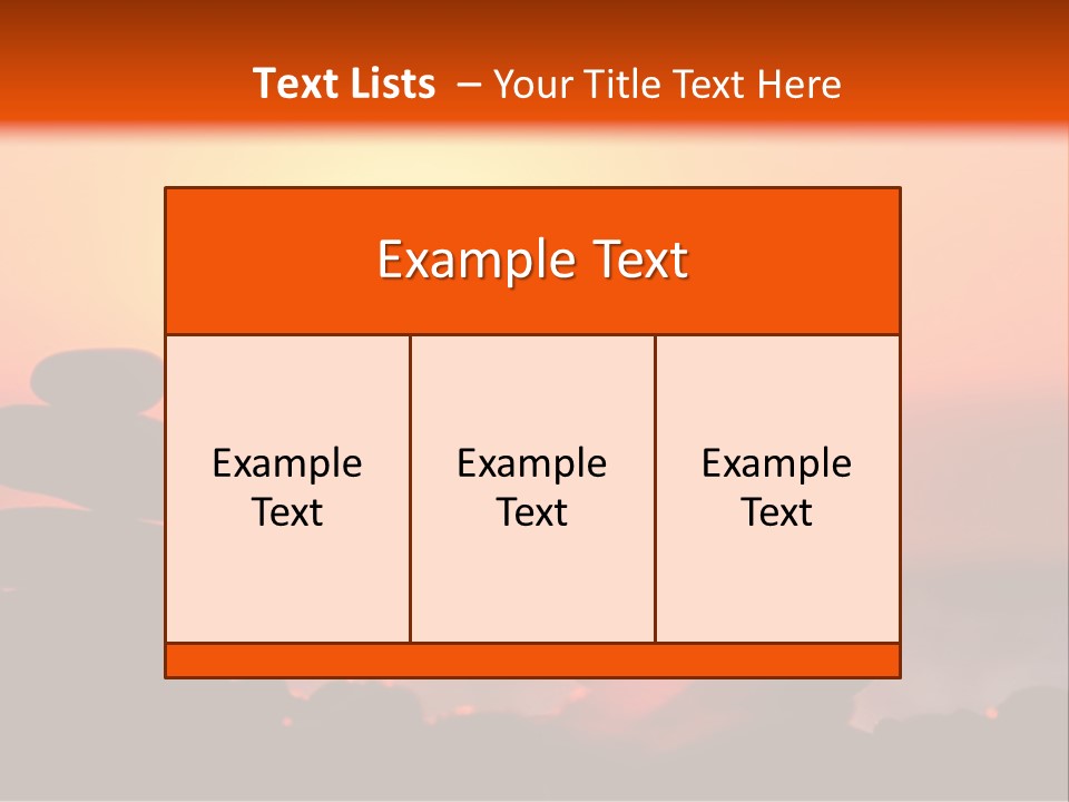 Stack Idyllic Sunrise PowerPoint Template