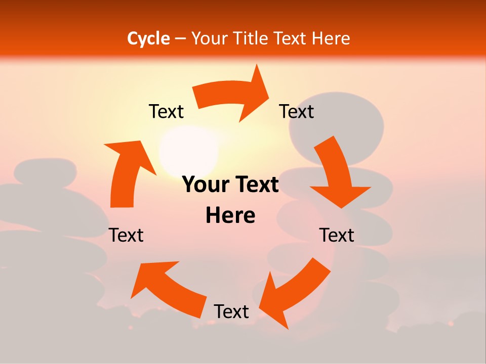 Stack Idyllic Sunrise PowerPoint Template