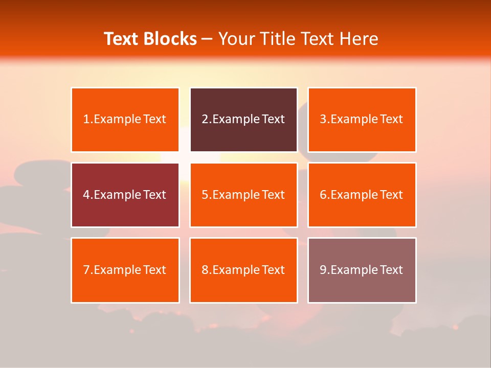 Stack Idyllic Sunrise PowerPoint Template