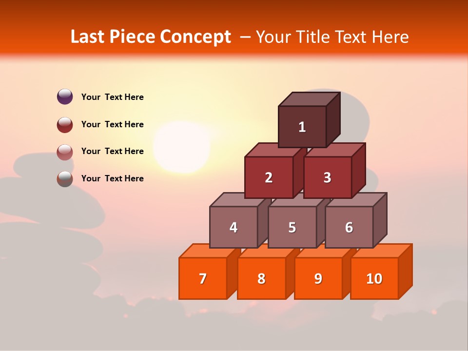 Stack Idyllic Sunrise PowerPoint Template