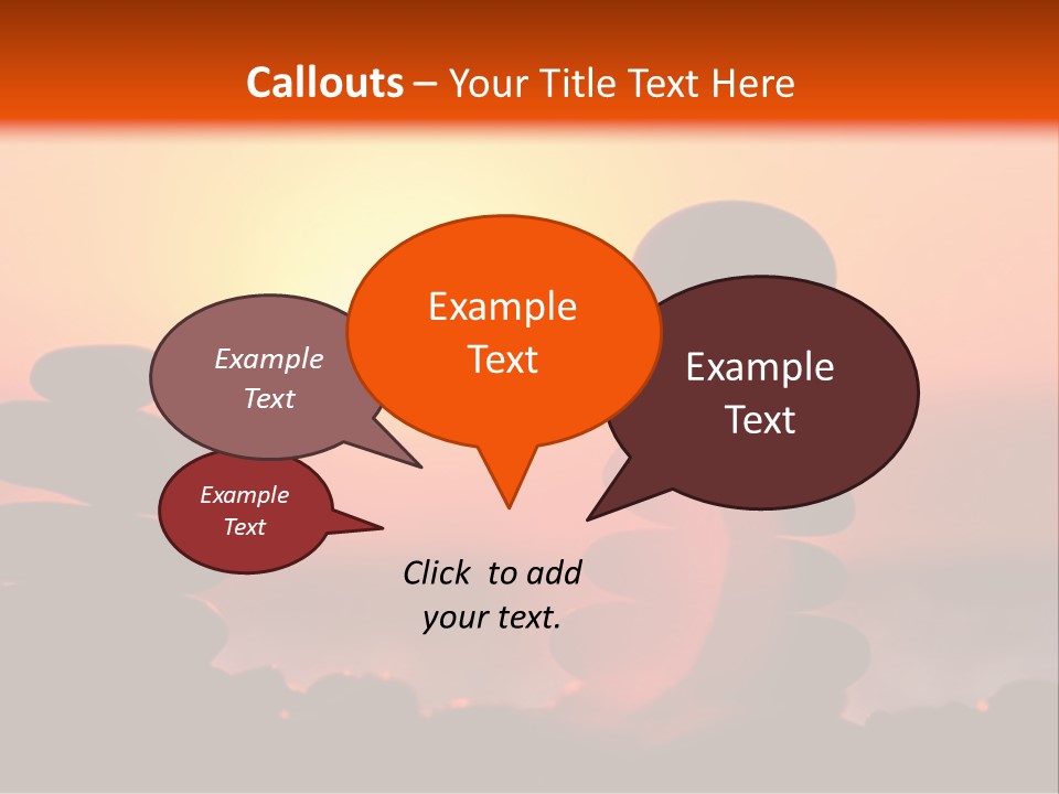 Stack Idyllic Sunrise PowerPoint Template