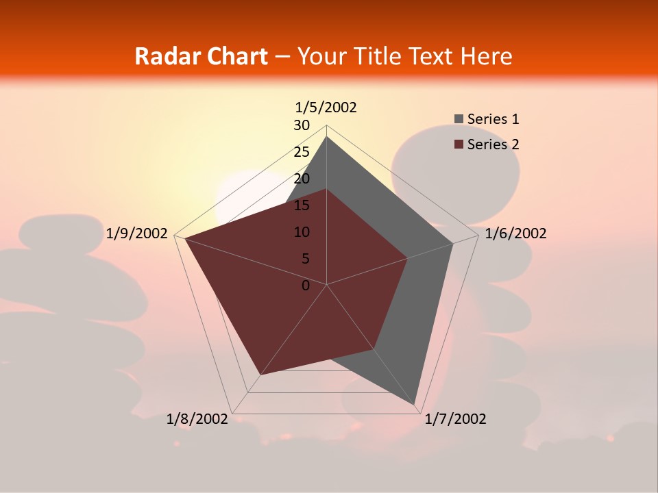 Stack Idyllic Sunrise PowerPoint Template