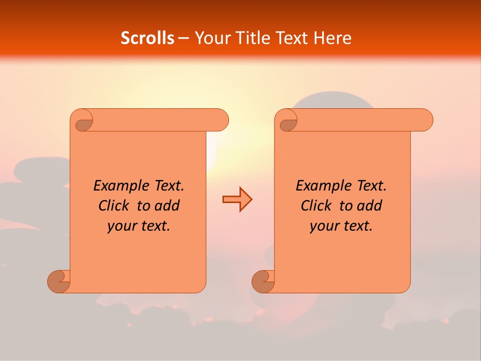 Stack Idyllic Sunrise PowerPoint Template