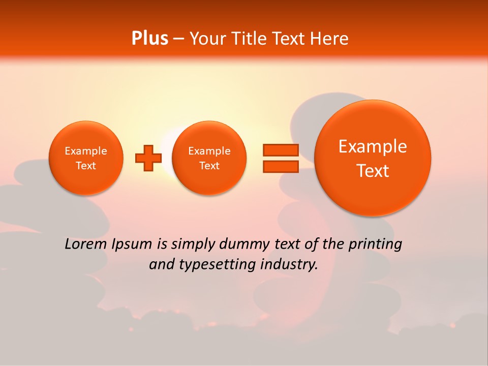 Stack Idyllic Sunrise PowerPoint Template