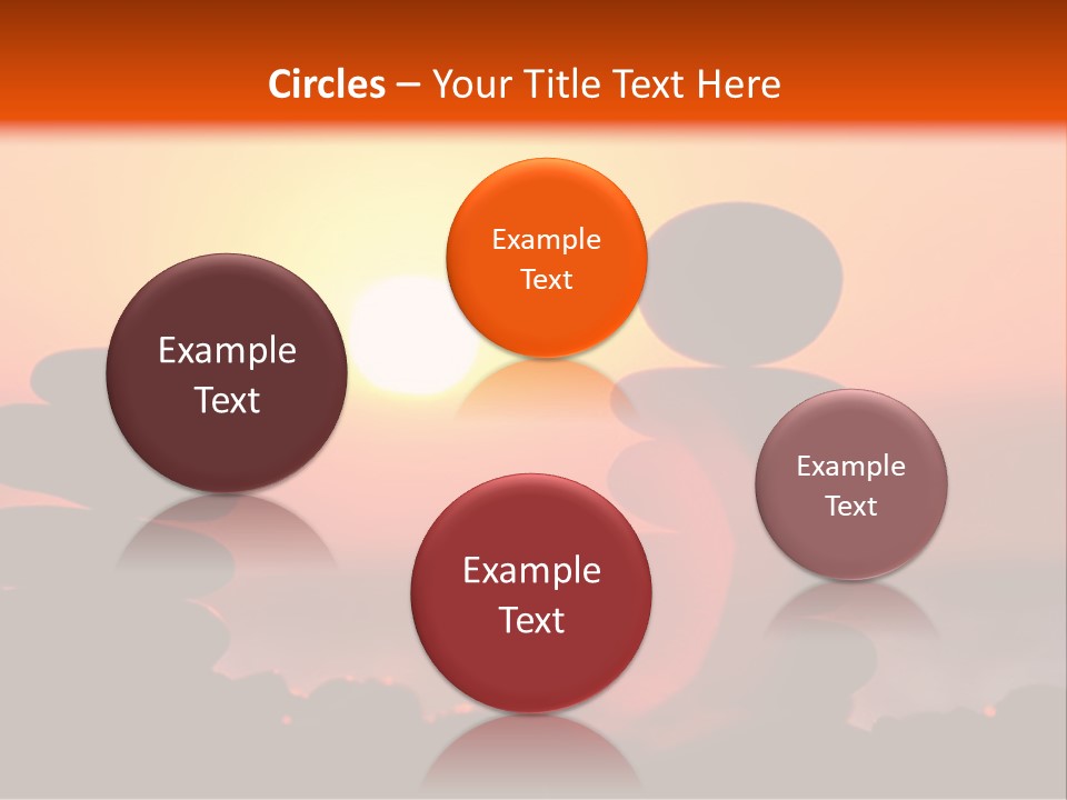 Stack Idyllic Sunrise PowerPoint Template