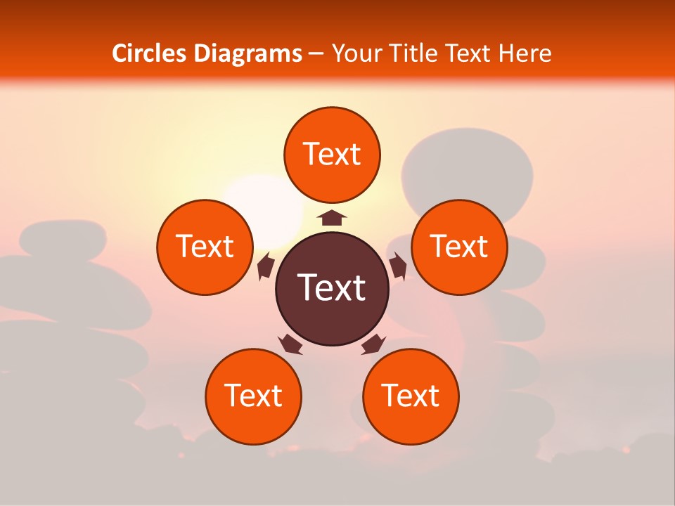 Stack Idyllic Sunrise PowerPoint Template