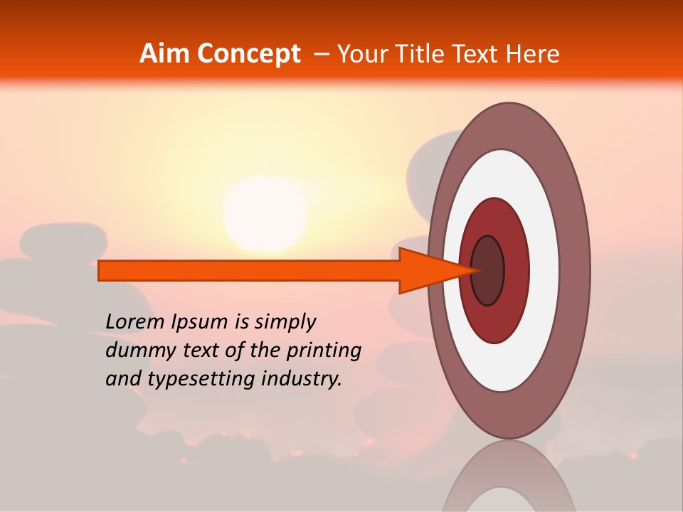 Stack Idyllic Sunrise PowerPoint Template