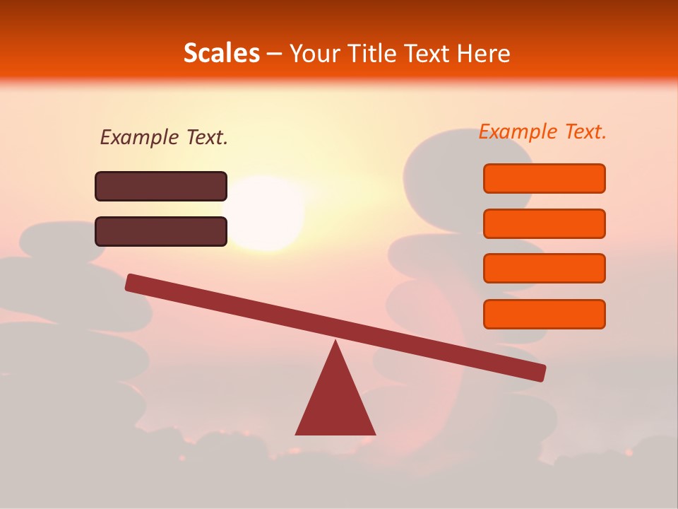 Stack Idyllic Sunrise PowerPoint Template