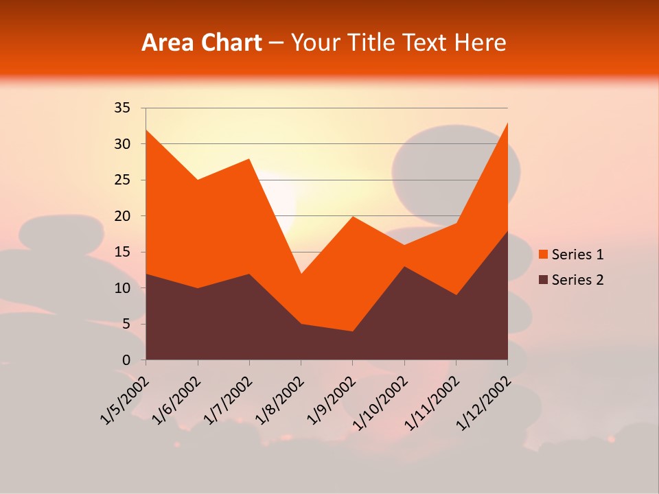 Stack Idyllic Sunrise PowerPoint Template