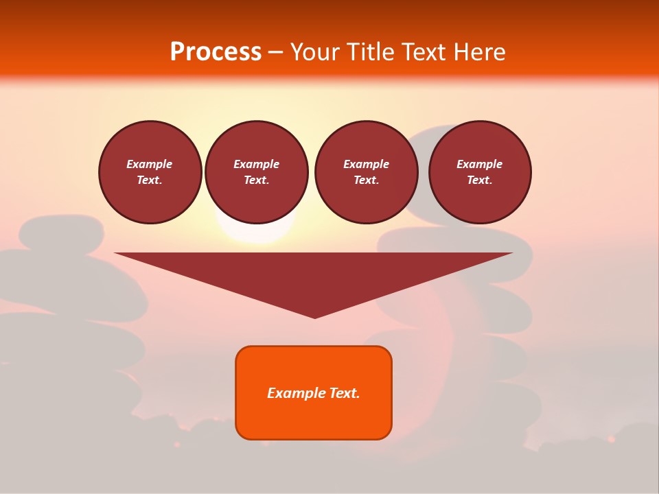 Stack Idyllic Sunrise PowerPoint Template