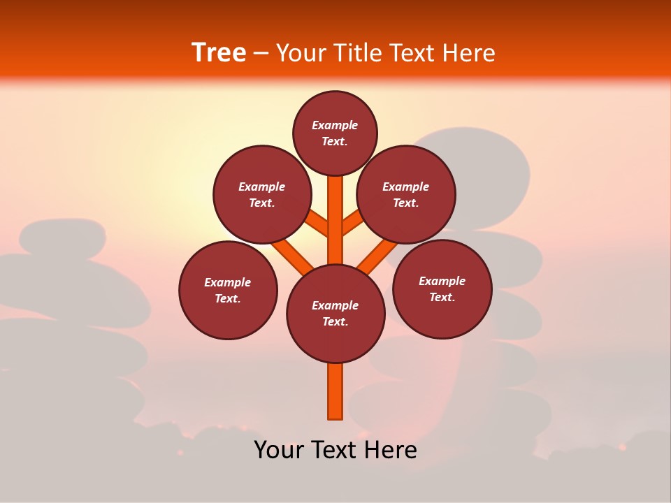 Stack Idyllic Sunrise PowerPoint Template