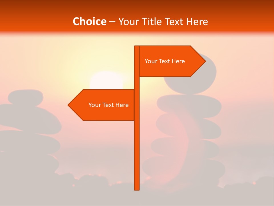 Stack Idyllic Sunrise PowerPoint Template