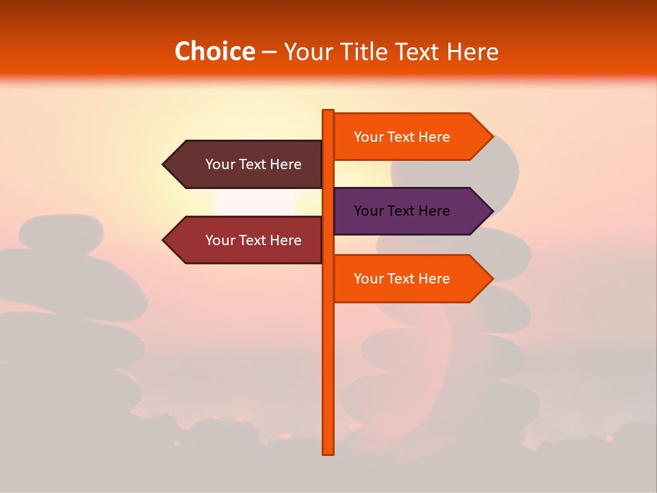 Stack Idyllic Sunrise PowerPoint Template