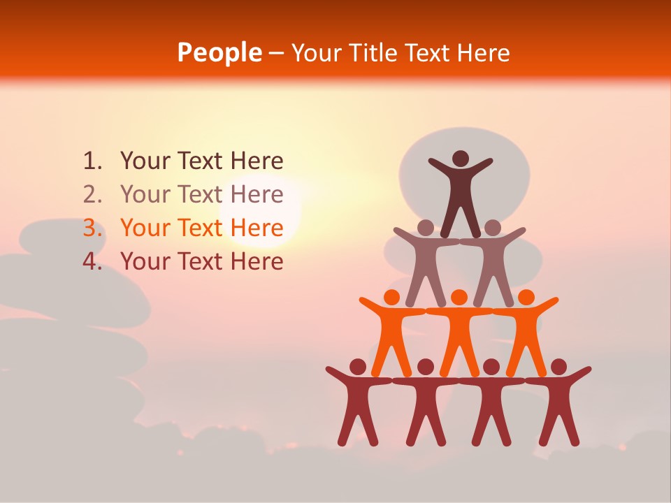 Stack Idyllic Sunrise PowerPoint Template