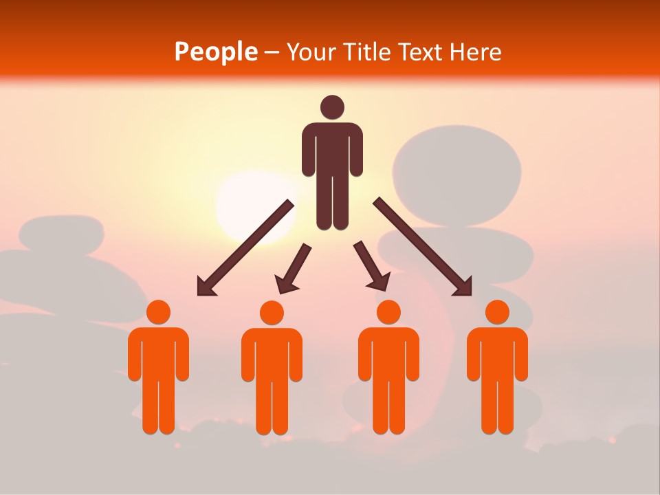 Stack Idyllic Sunrise PowerPoint Template