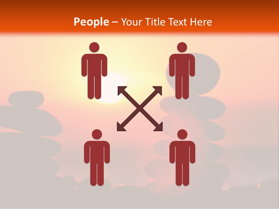 Stack Idyllic Sunrise PowerPoint Template