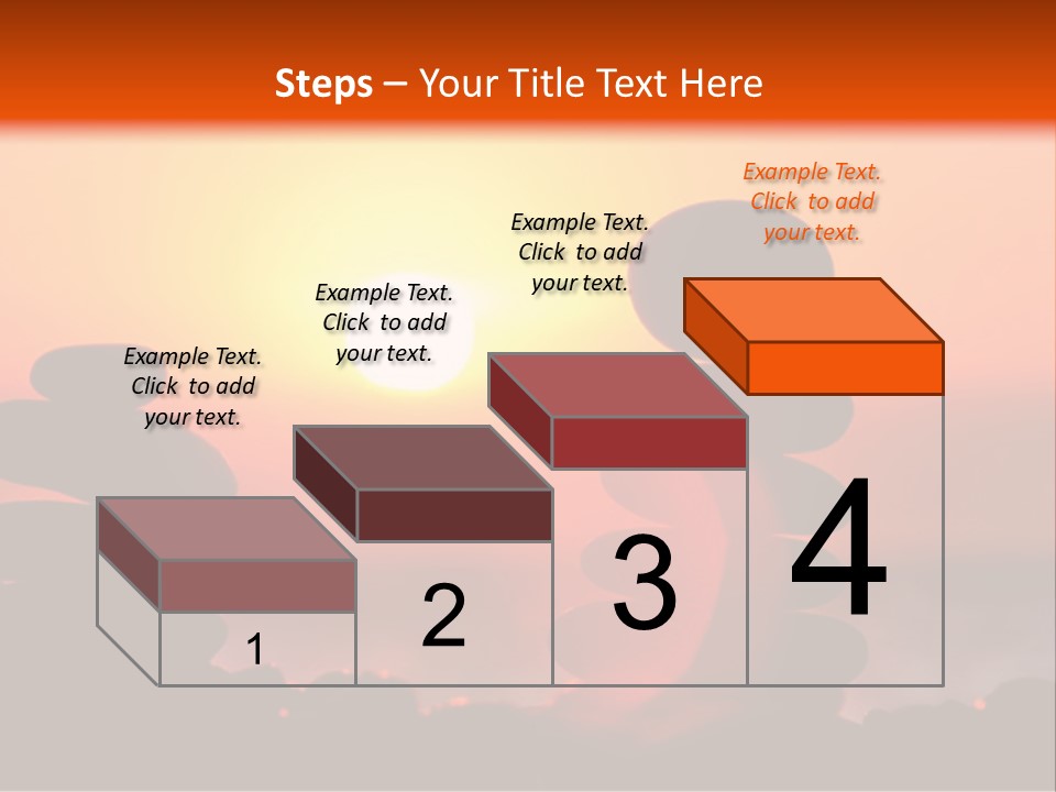 Stack Idyllic Sunrise PowerPoint Template