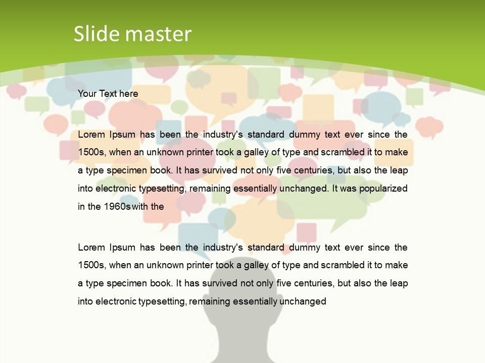 Graphic Bubble Abstract PowerPoint Template