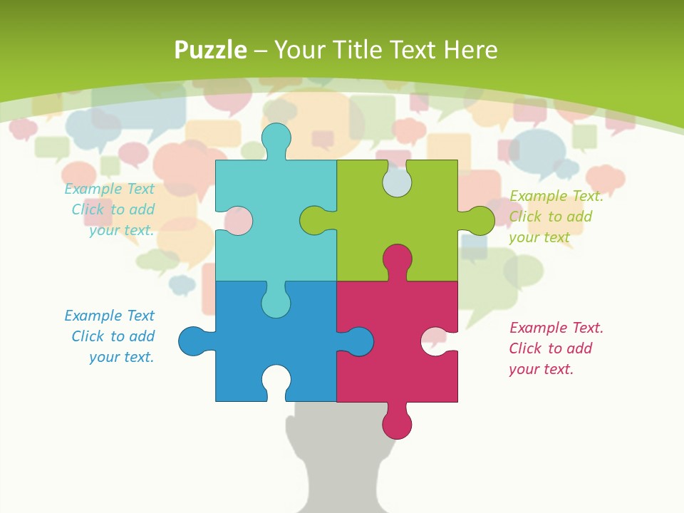 Graphic Bubble Abstract PowerPoint Template