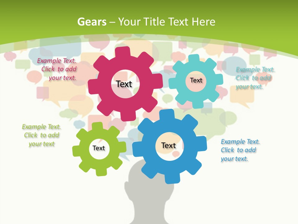 Graphic Bubble Abstract PowerPoint Template