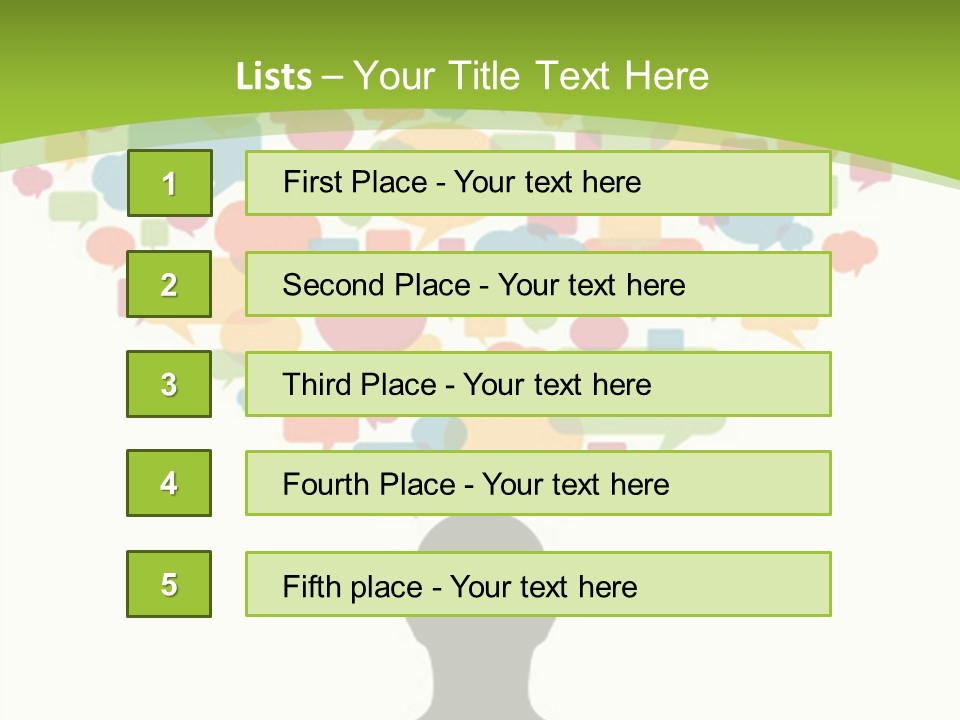Graphic Bubble Abstract PowerPoint Template