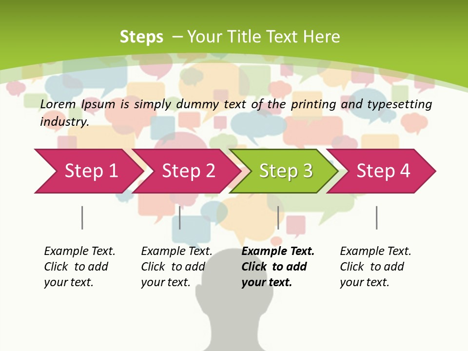 Graphic Bubble Abstract PowerPoint Template