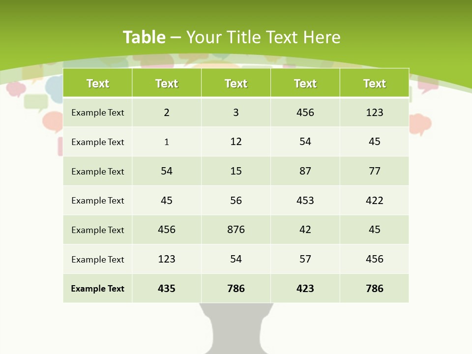 Graphic Bubble Abstract PowerPoint Template