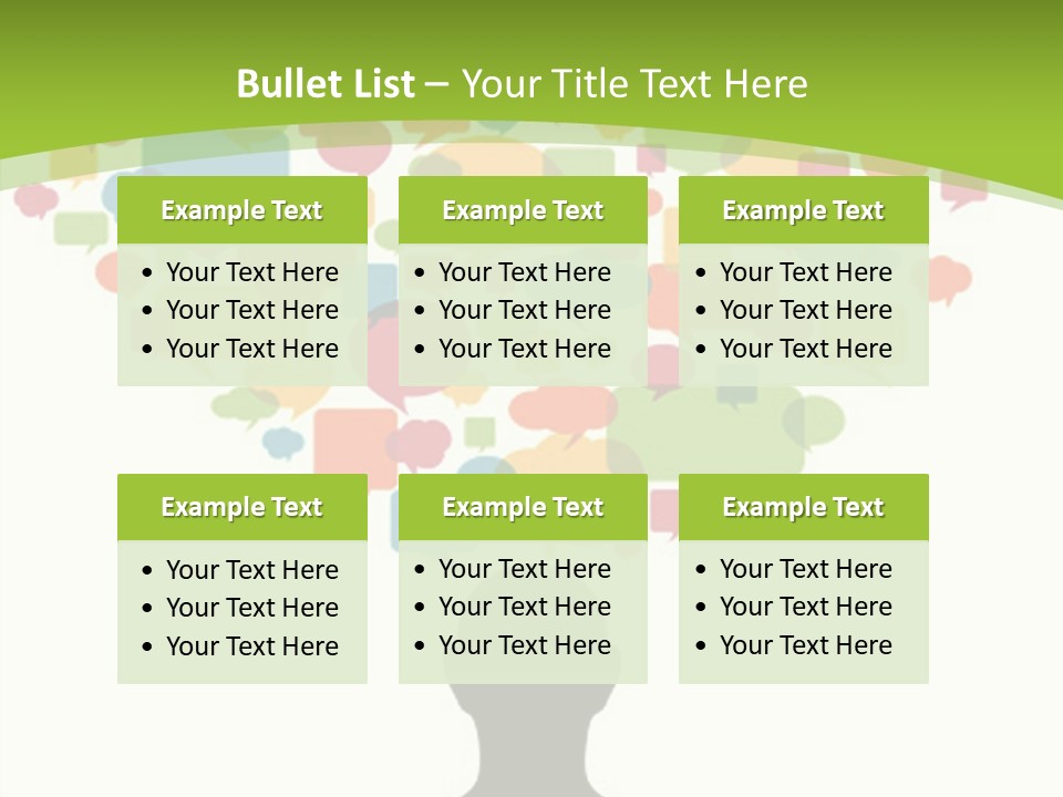 Graphic Bubble Abstract PowerPoint Template