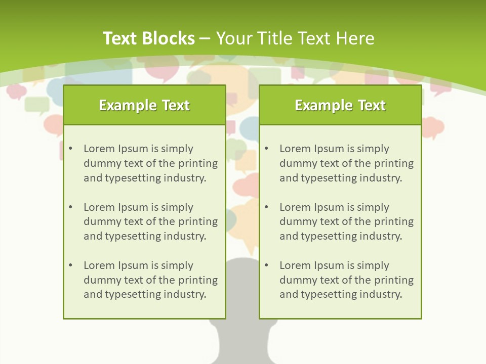 Graphic Bubble Abstract PowerPoint Template