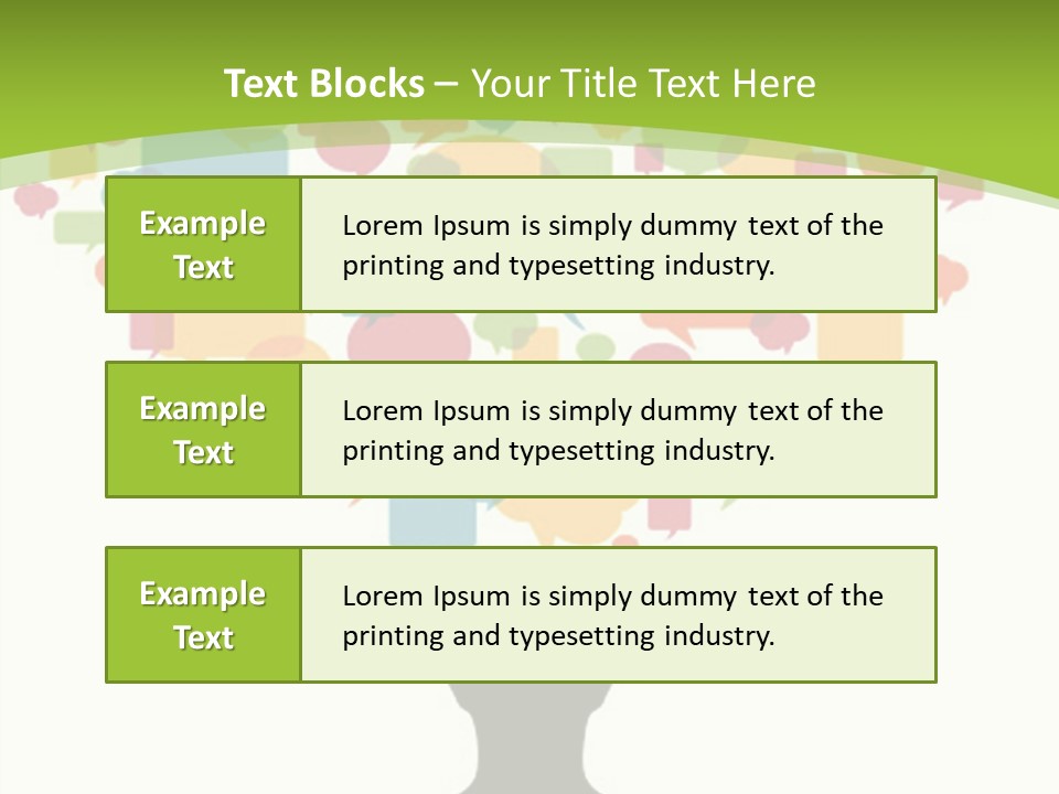 Graphic Bubble Abstract PowerPoint Template
