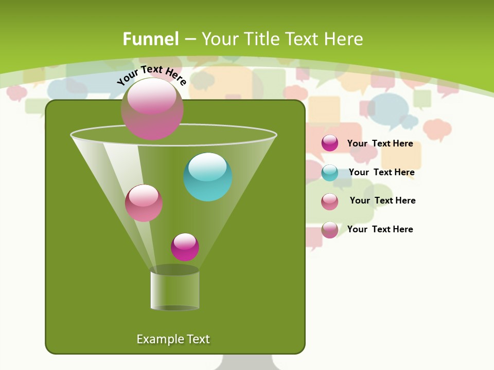Graphic Bubble Abstract PowerPoint Template