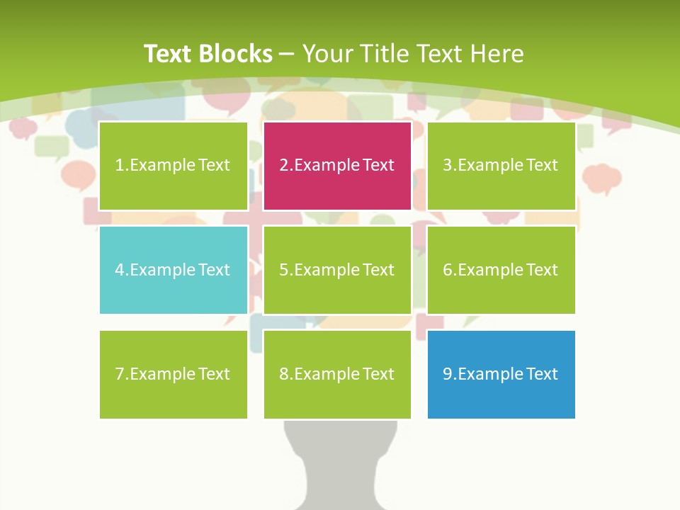 Graphic Bubble Abstract PowerPoint Template