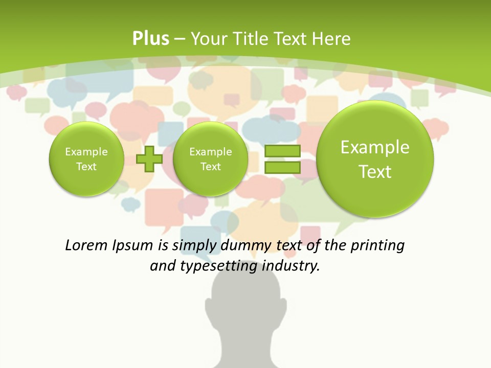 Graphic Bubble Abstract PowerPoint Template
