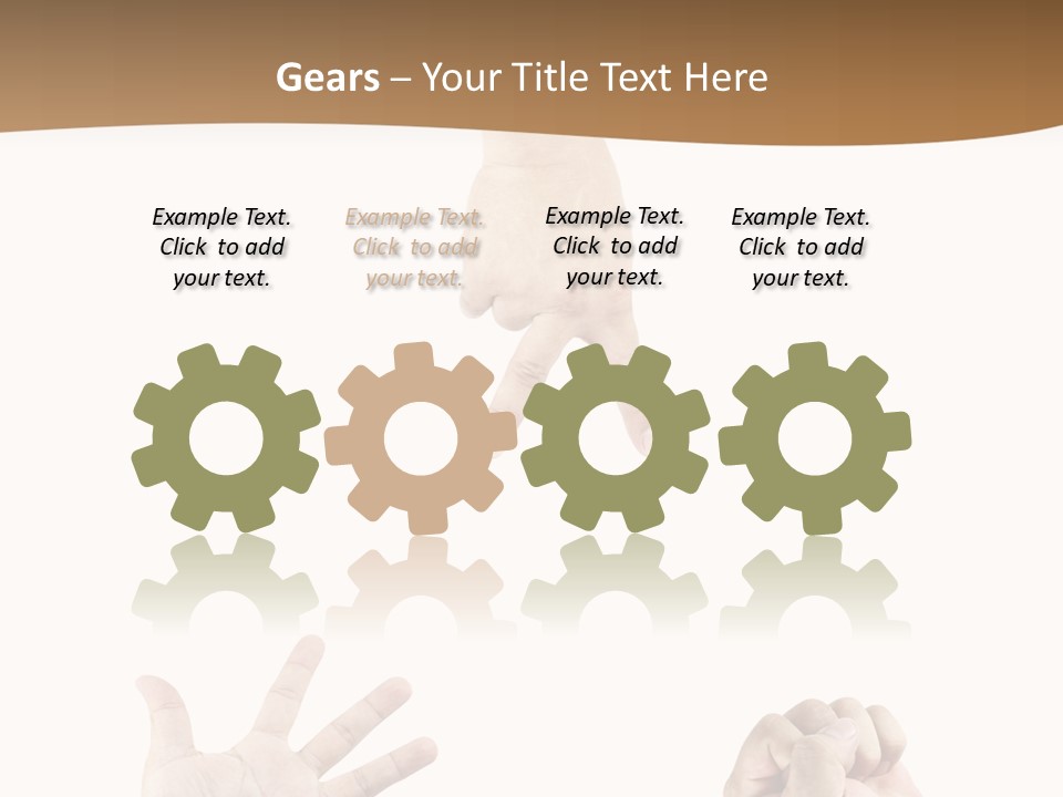 Sign Symbol Hand Sign PowerPoint Template