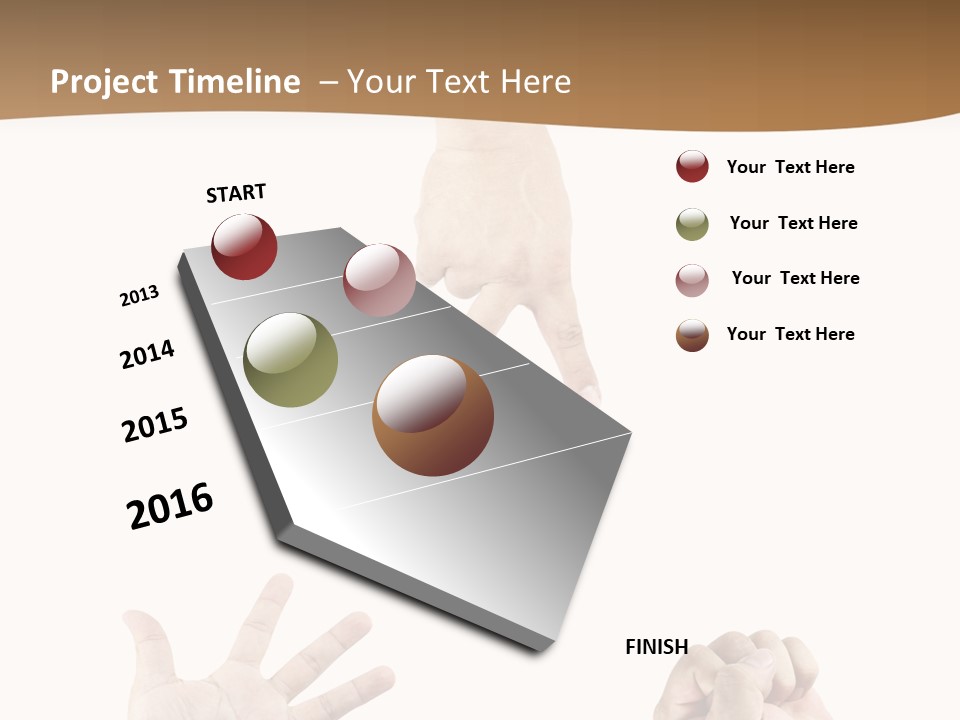 Sign Symbol Hand Sign PowerPoint Template