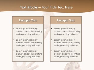 Sign Symbol Hand Sign PowerPoint Template