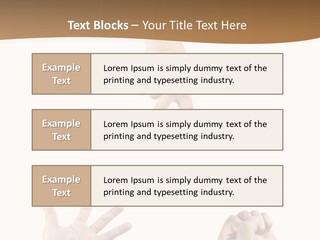 Sign Symbol Hand Sign PowerPoint Template